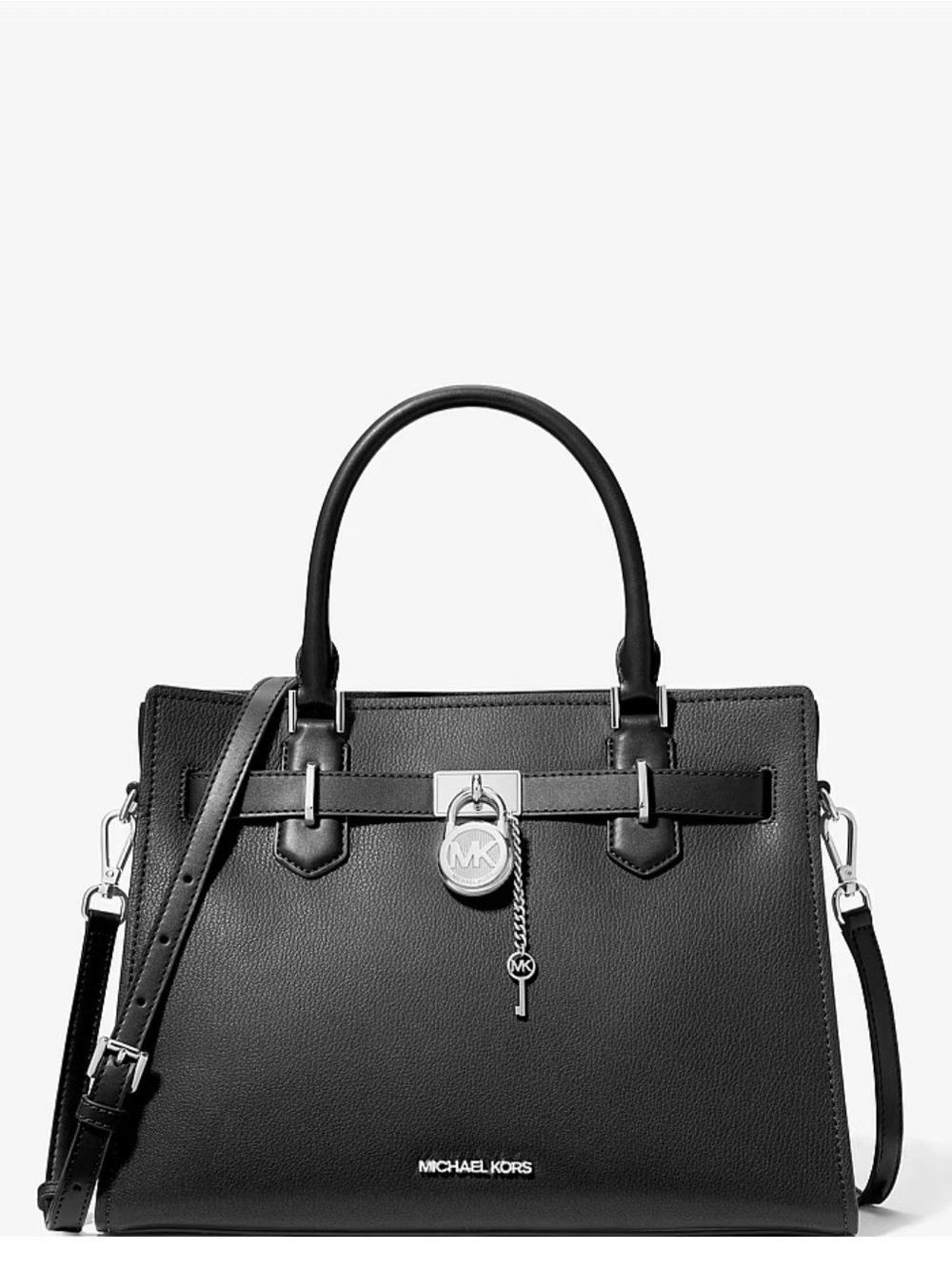 Michael Kors Hamilton Medium Leather Satchel